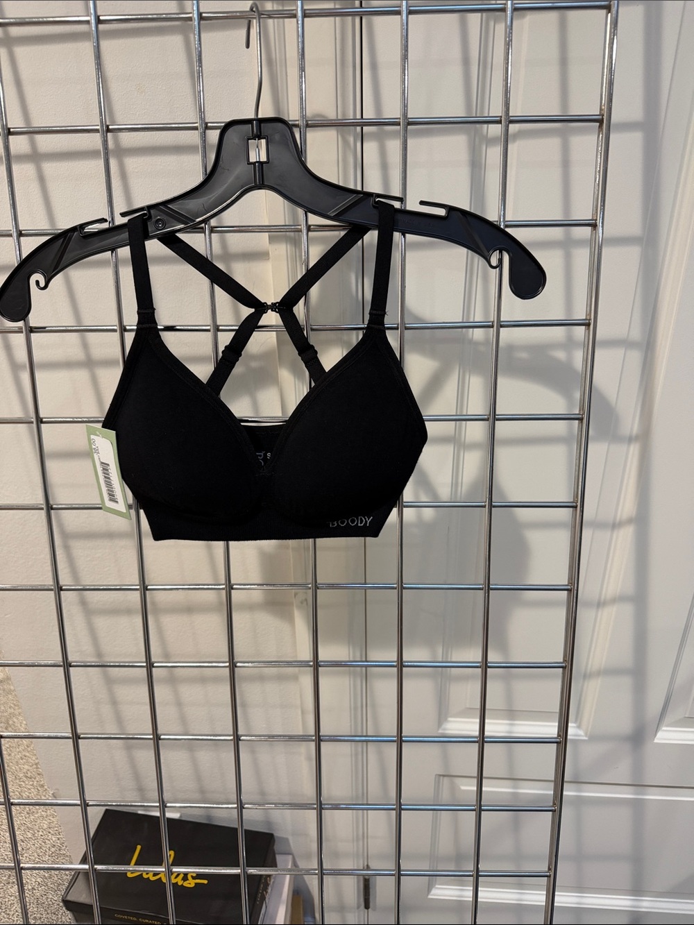 BOODY Black Strappy Wireless Comfort Bra